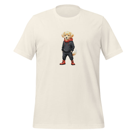 Golden Retriever Jujutsu Large Print Unisex T-Shirt