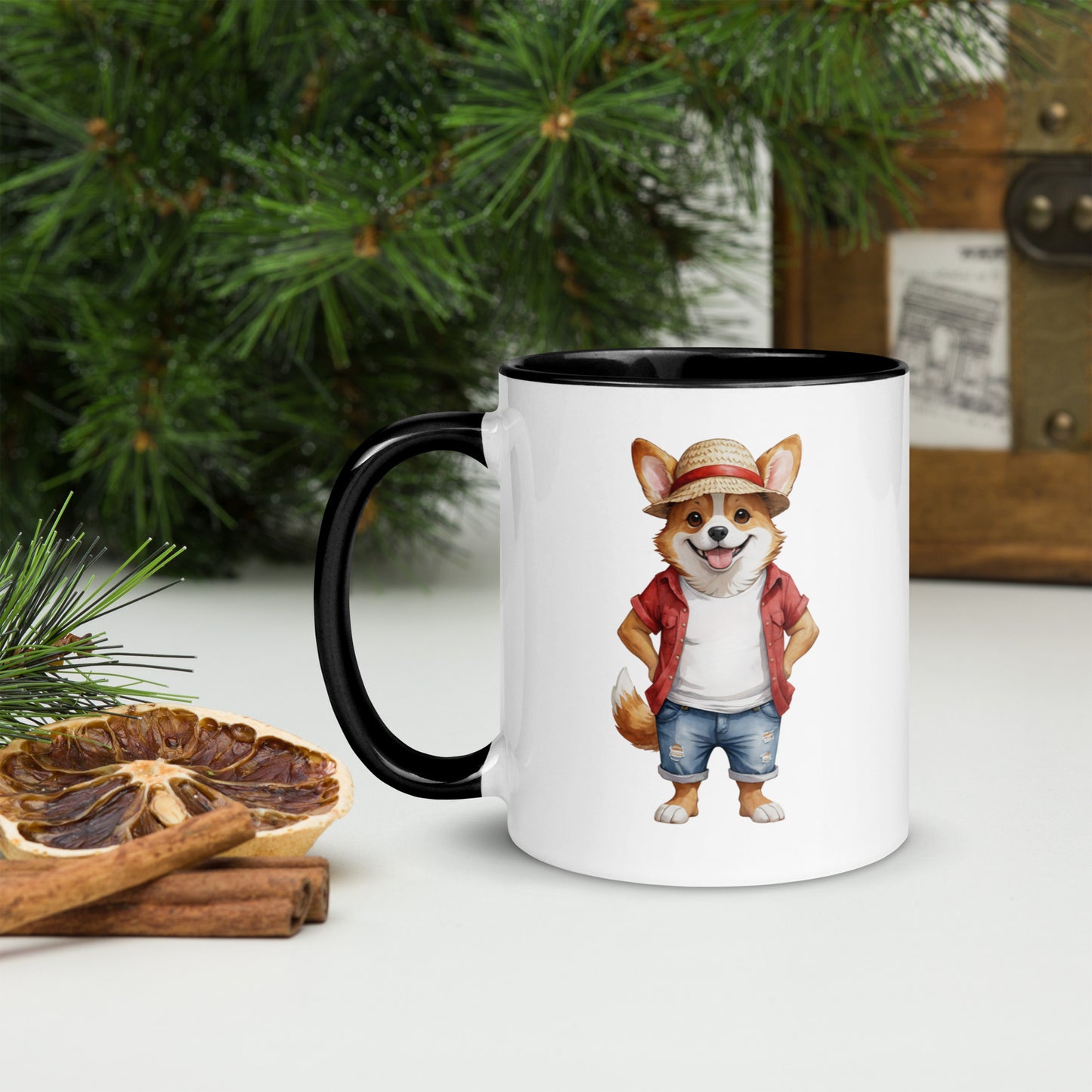 Corgi One Treat Mug with Color