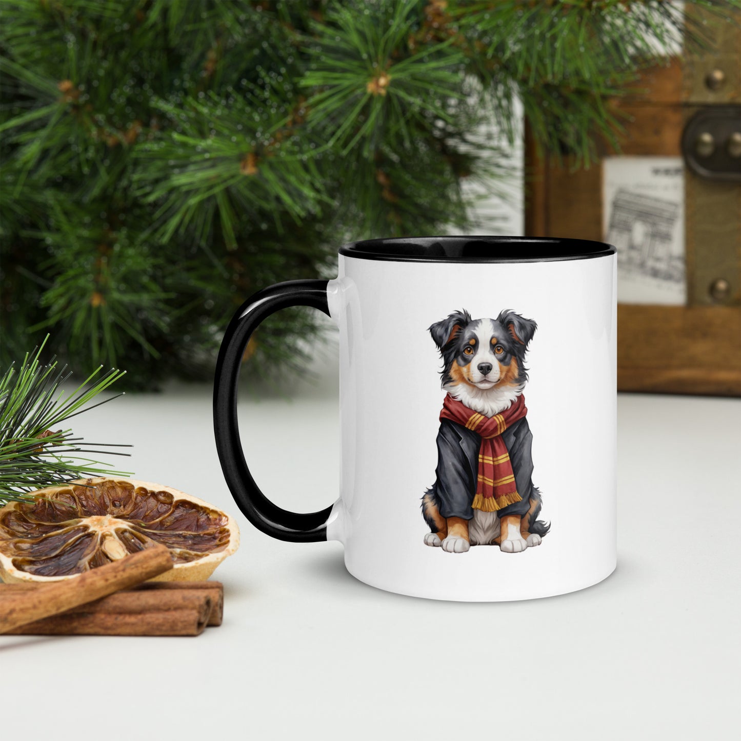 Australian Shepherd Wizard Mug with Color