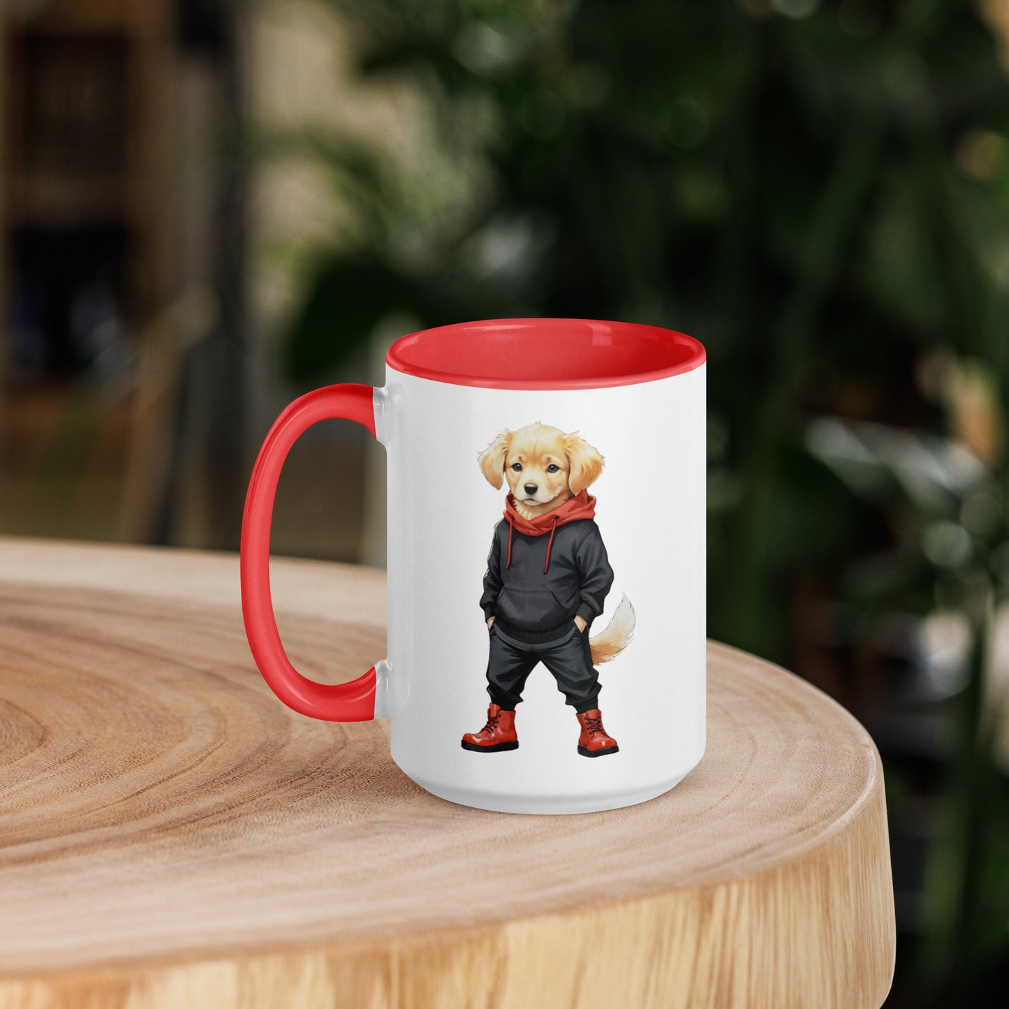 Golden Retriver Jujutsu Mug with Color