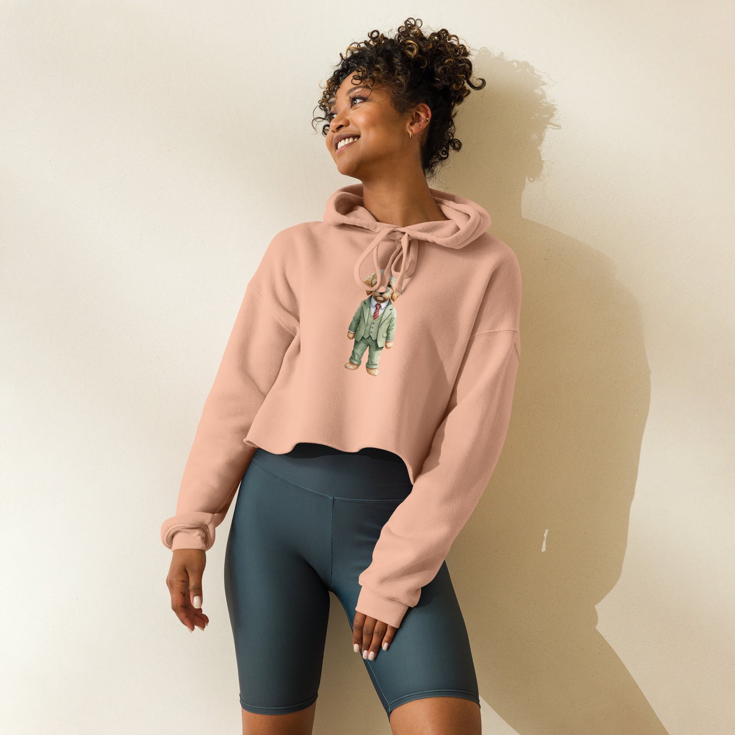 Goldendoodle Spy x Crop Hoodie