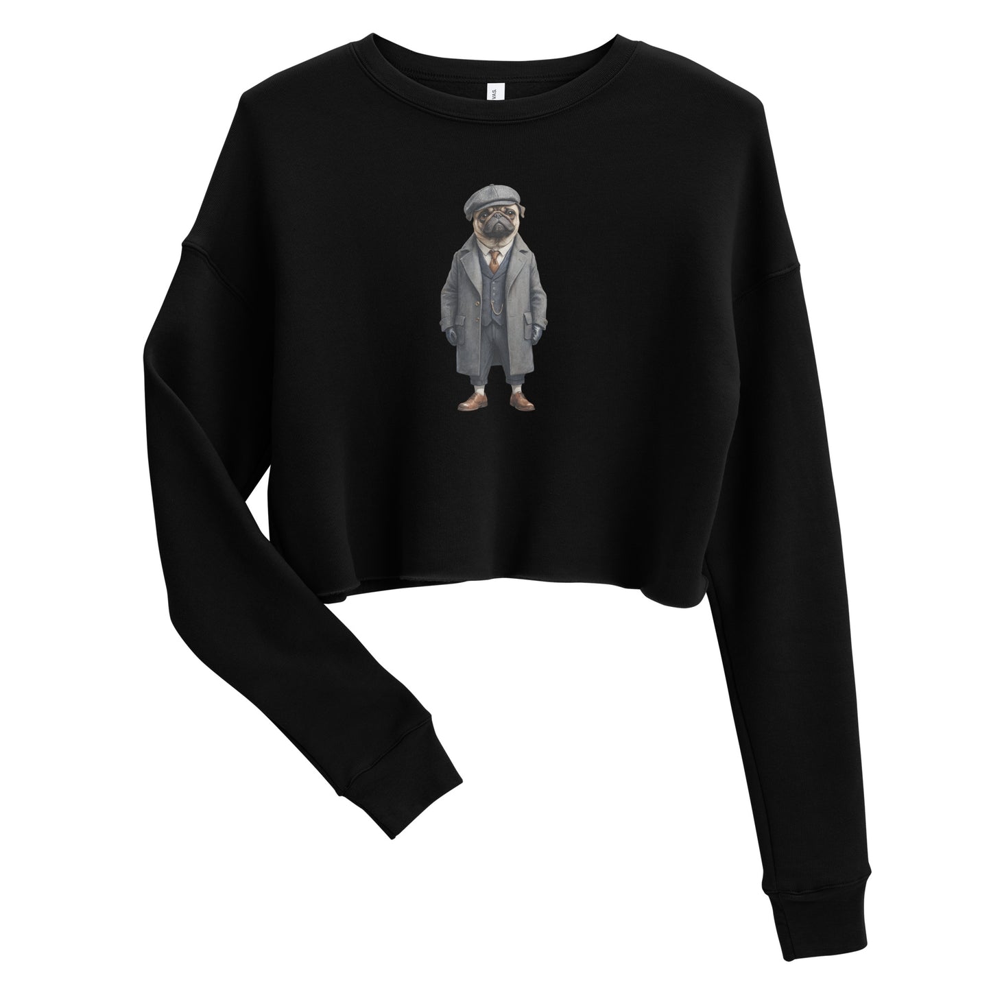 Pug Vintage Shelby Crop Sweatshirt