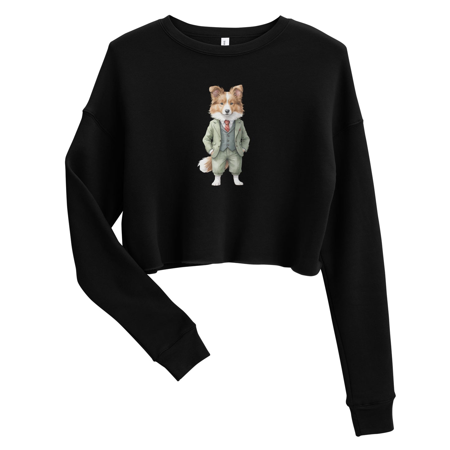 Shetland Sheepdog Spy x Crop Sweatshirt