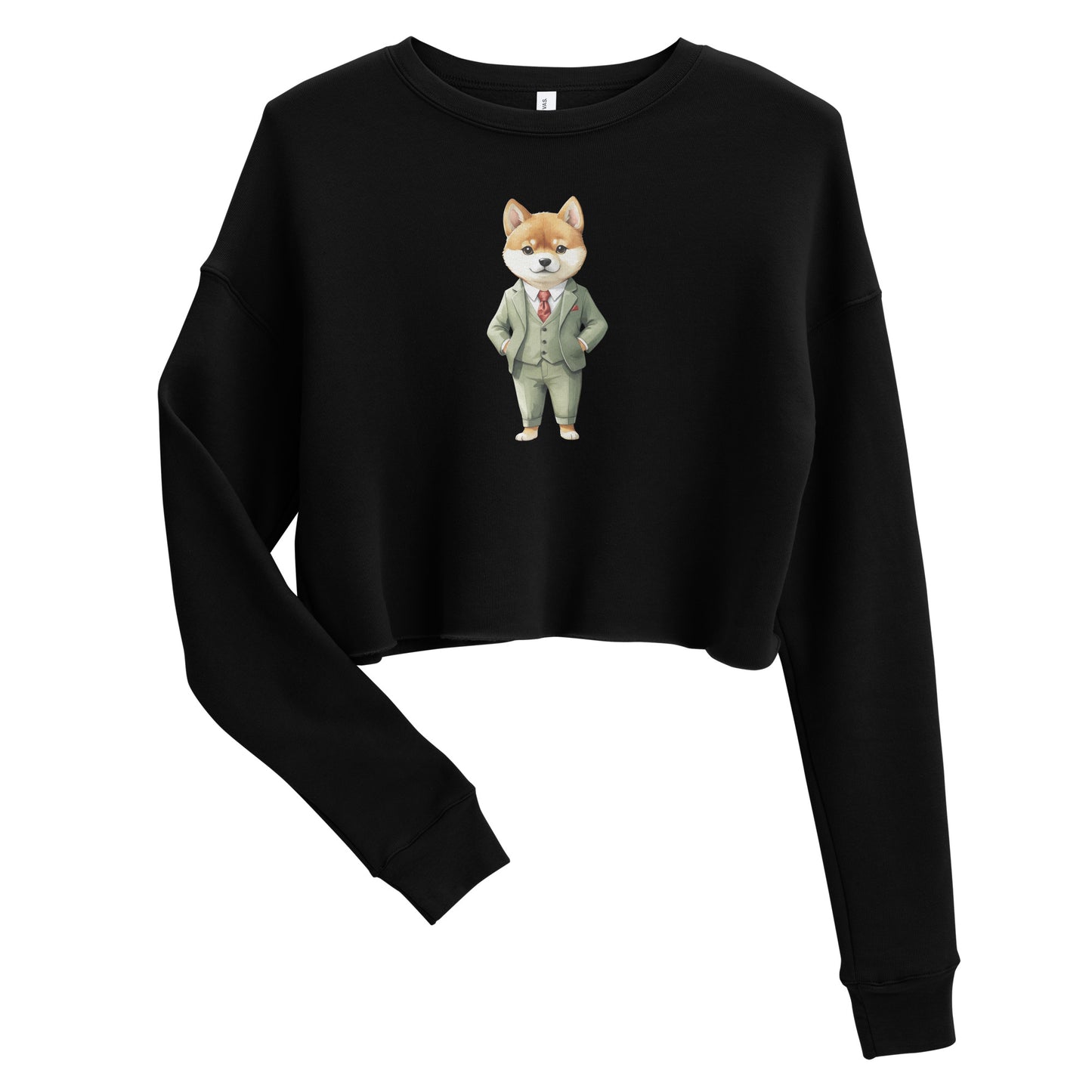 Shiba Inu Spy x Crop Sweatshirt