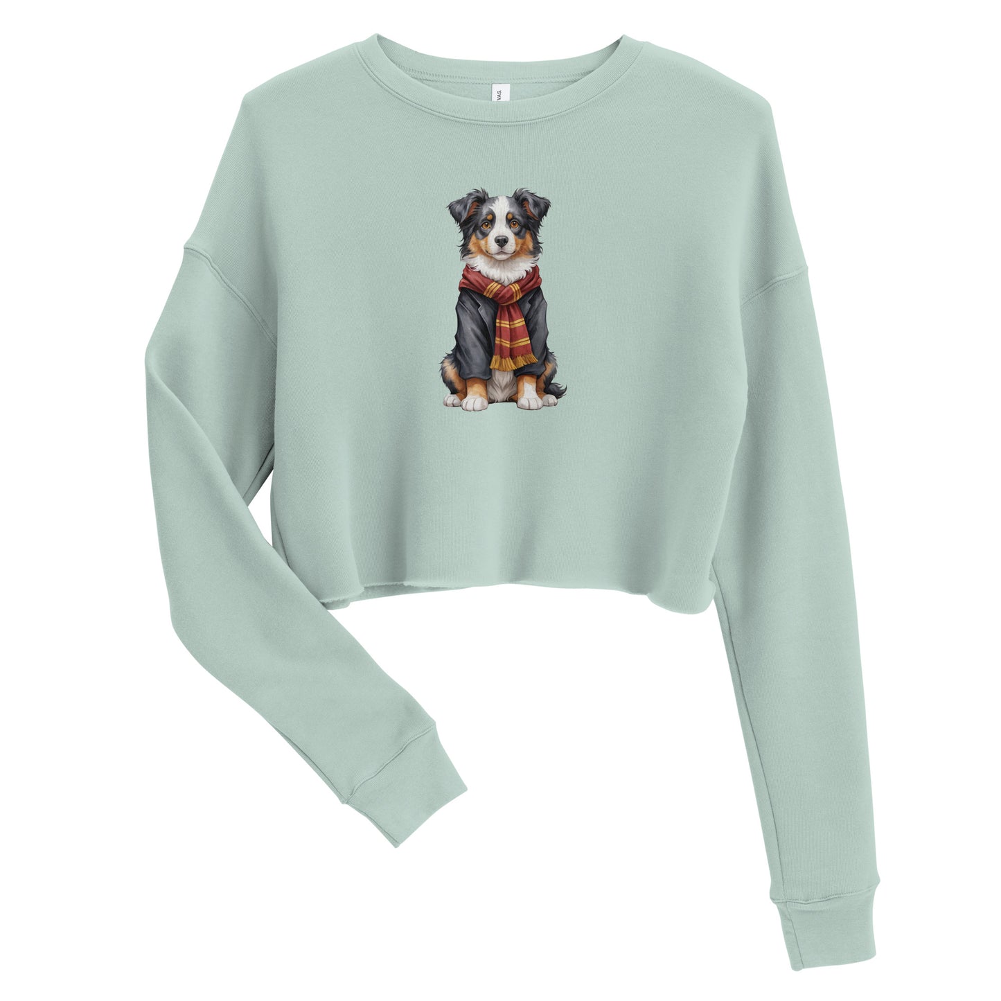 Australian Shepherd Wizard Crop Sweatshirt