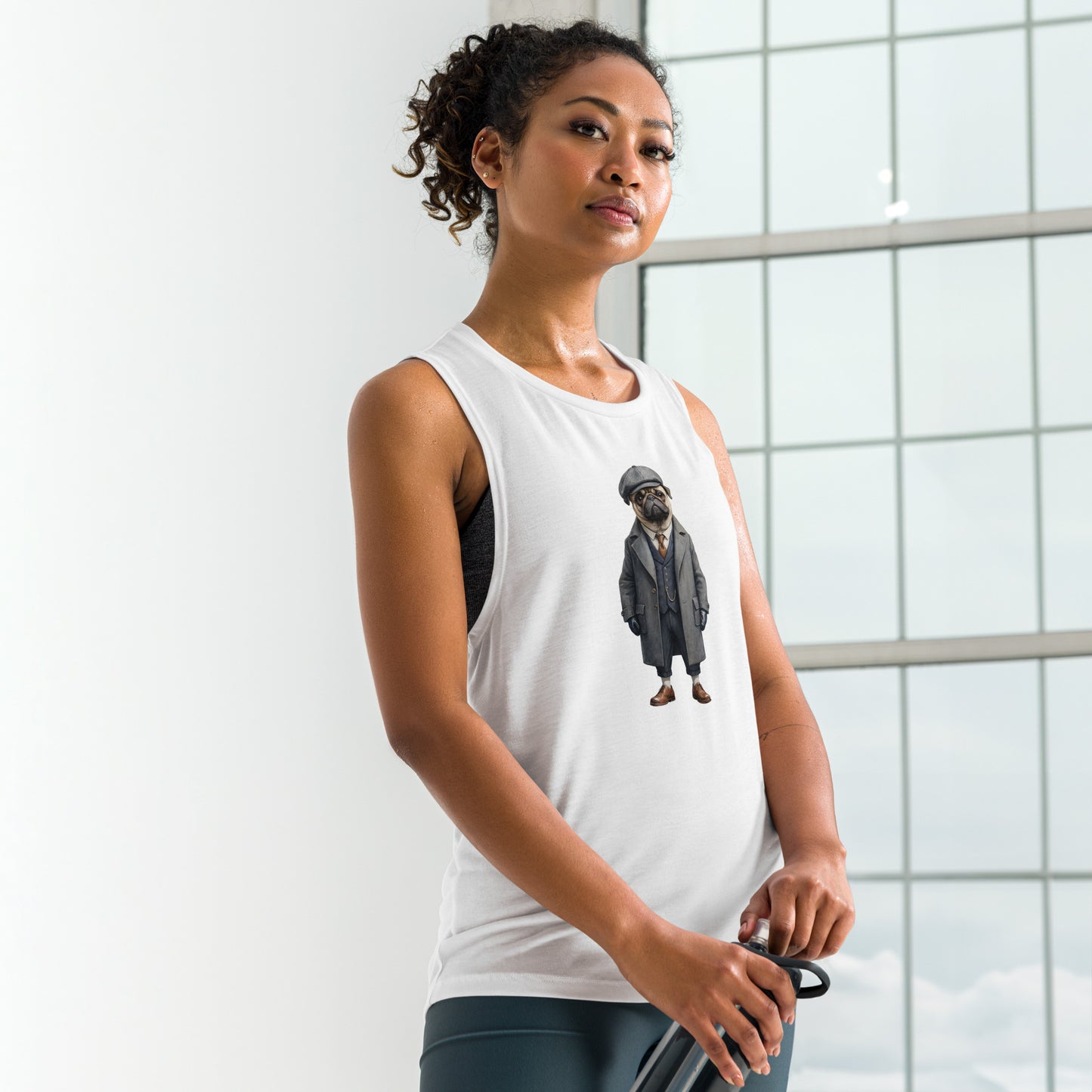 Pug Vintage Shelby Ladies’ Muscle Tank