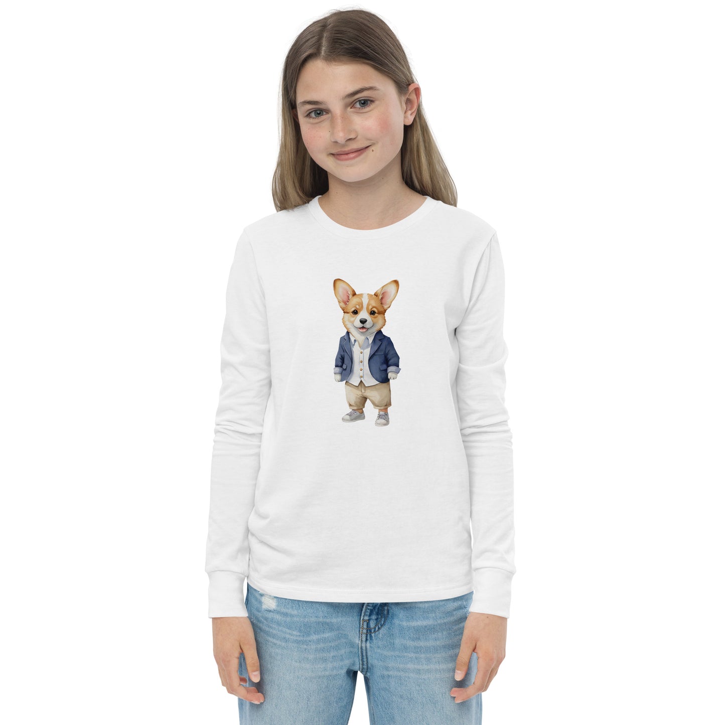 Corgi Good Boy Youth Long Sleeve