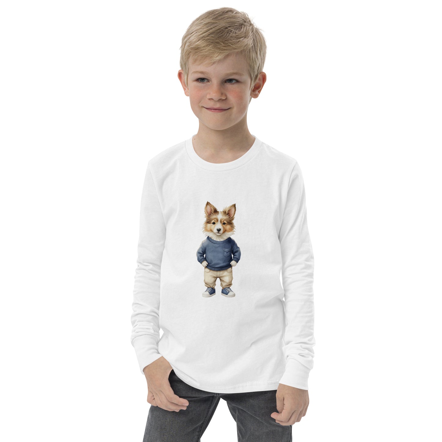 Shetland Sheepdog Joy Youth Long Sleeve